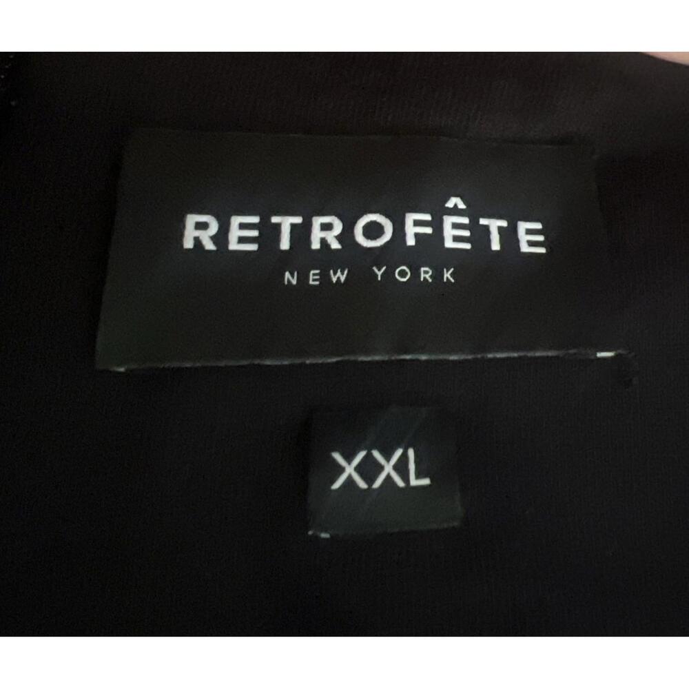 New Retrofête FERNANDA DRESS In Black/Silver Size XXL $1395 - Picture 9 of 11